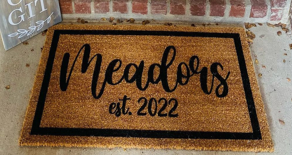 Est. Date Door Mat