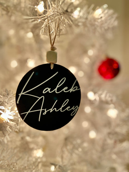 Custom Name Ornament
