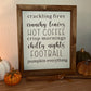 Fall Saying Farmhouse Sign