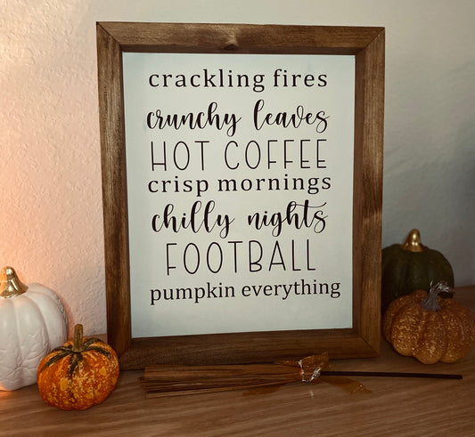 Fall Saying Farmhouse Sign