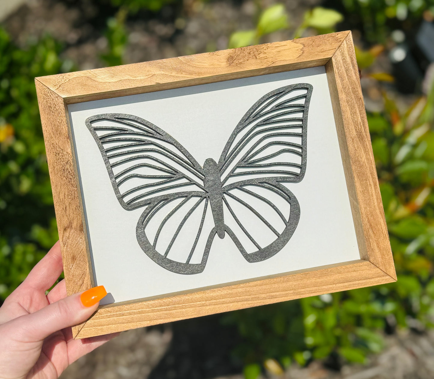 3D Butterfly Sign