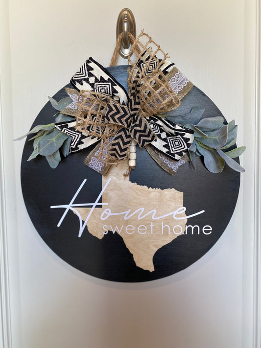 State Home sweet home - Door Hanger