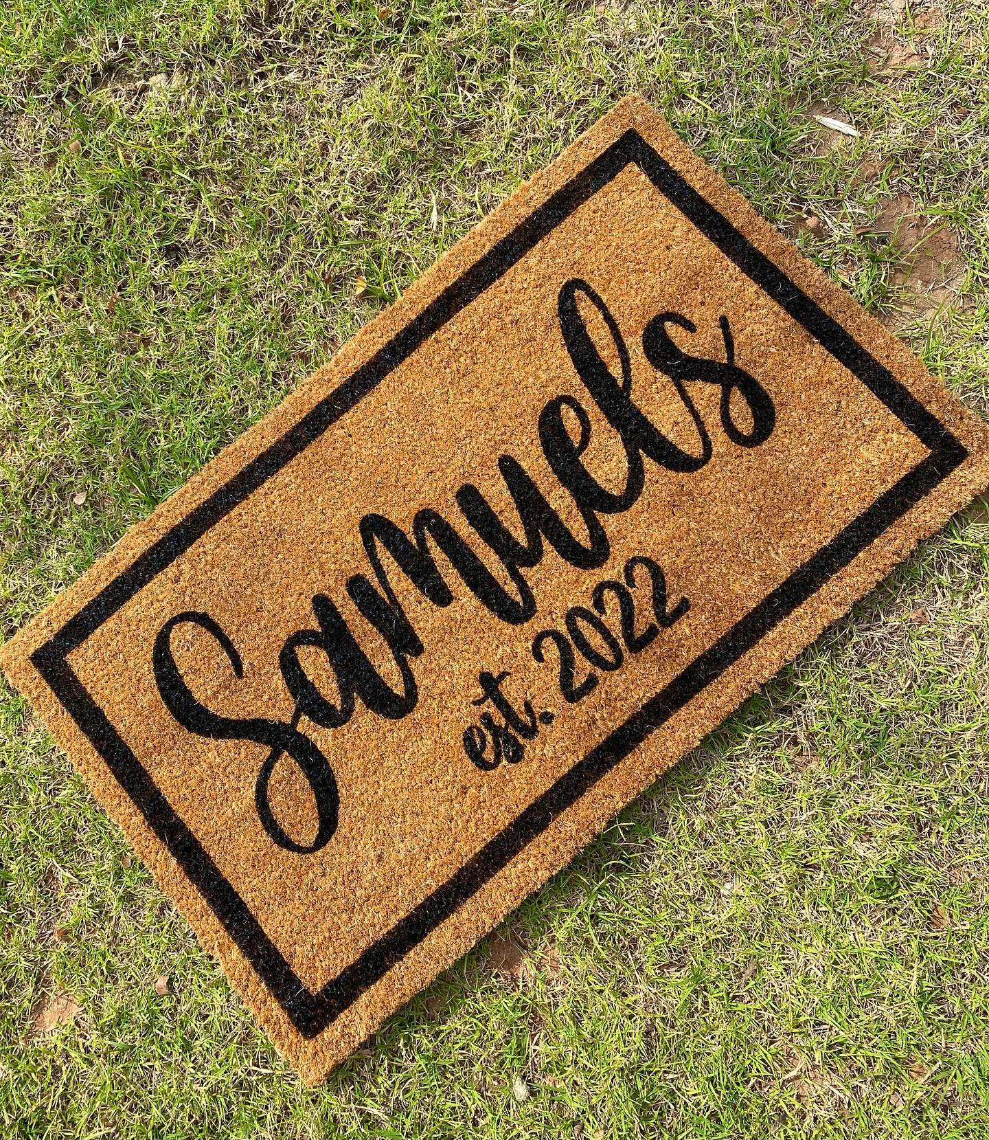Est. Date Door Mat