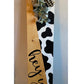 Cow Print Door Leaner