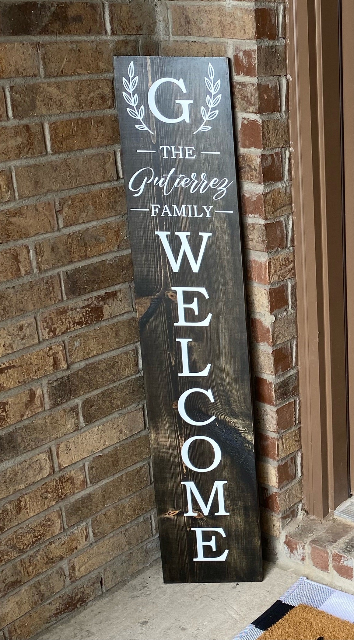 Custom Name Door Leaner