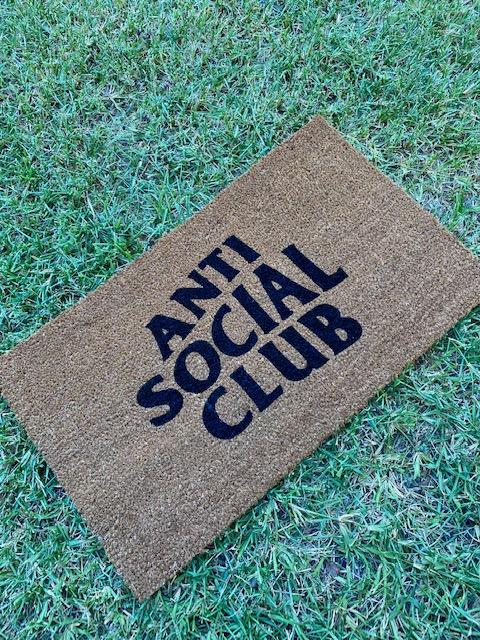 Anti Social Door Mat